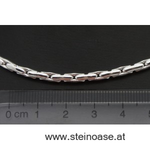 Kette 45cm / Stärke 3mm versilbert